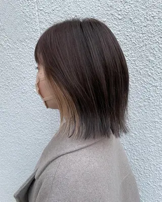 ミディアム カラー 五十嵐 雄毅のヘアスタイル