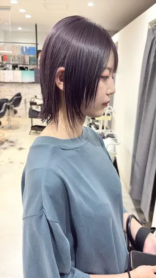 ミディアム 小沢 真澄のヘアスタイル