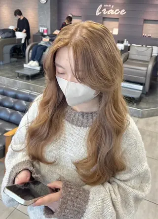 ロング 🫧艶髪カラー🫧 森本くるみのヘアスタイル