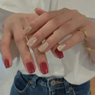 ネイル unwind ┊︎冬っぽネイル🎄のネイルデザイン