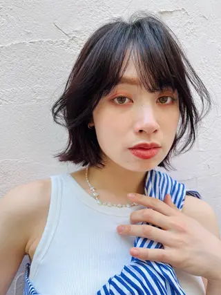 ミディアム カラー Ｖｉｏｔ  銀座 樋口 桃佳のヘアスタイル