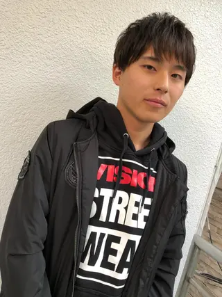 ミディアム メンズ Clay所属・及川 祐輔のヘアスタイル