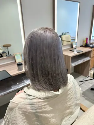 ミディアム カラー 🎀透明感カラー🎀 mikaのヘアスタイル