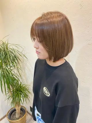 ミディアム カラー 🍑 モモカ🍑のヘアスタイル