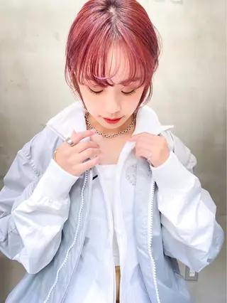 カラー ブリーチ/パーマ ♡MIYUU♡横浜のヘアスタイル