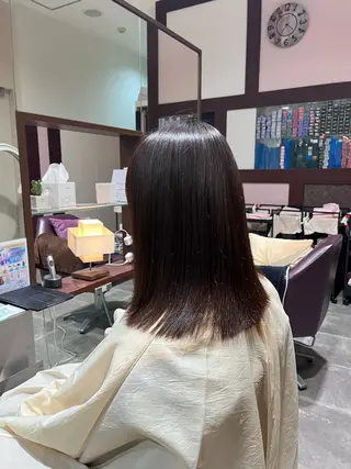 ミディアム 髪質改善 田中大貴のヘアスタイル