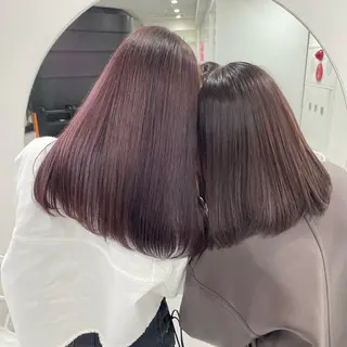 カラー 大人っぽ韓国🤍ブリ ーチ/mitsukiのヘアスタイル