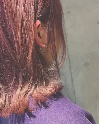 ミディアム カラー Lolonois梅田 /Okazaki:)のヘアスタイル