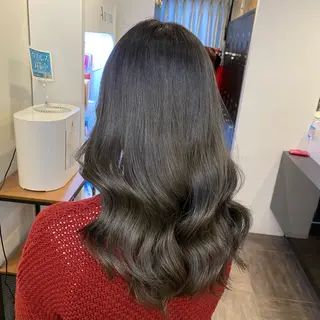 セミロング カラー 【カラー指名No 1✨】原田響のヘアスタイル