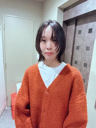 ミディアム 渡辺 良城のヘアスタイル