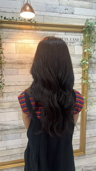 ロング カラー 上本 真永のヘアスタイル