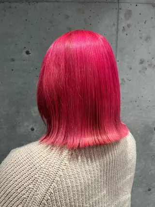 ショート カラー 傷ませないカラー・ ボブ・リクト💥のヘアスタイル