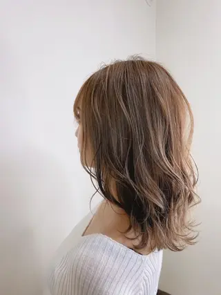 ミディアム カラー カットモデル 募集✨のヘアスタイル