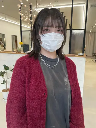 ミディアム GO TODAY SHAiRE SALON 梅田NU茶屋町店所属・今村彩巴 ボブ/ストレートのヘアスタイル