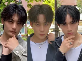 メンズ 透明感ブリーチ/ メンズパーマのヘアスタイル