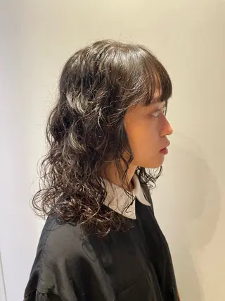 セミロング パーマ Toiro 横浜所属・🎀レイヤー/パーマ カラー/ai🎀のヘアスタイル