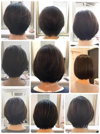 ショート 🌈elua yukaのヘアスタイル