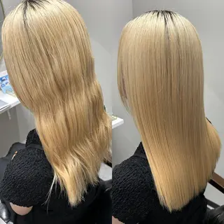 セミロング 髪質改善fee小倉 Yukaのヘアスタイル