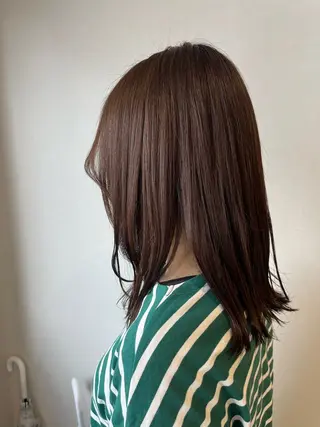 セミロング 艶カラー asukaのヘアスタイル