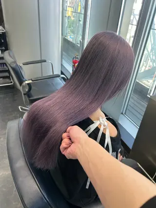 ロング カラー 艶髪ハイトーン /RYUUKI/栄のヘアスタイル