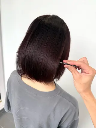 ショート 艶髪髪質改善✨ 骨格補正カットRYOのヘアスタイル
