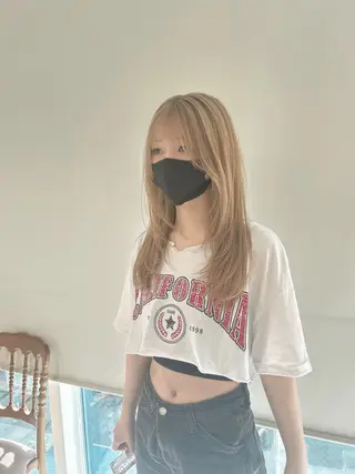 セミロング カラー ヘアアレンジ 【代表】 たき〜のヘアスタイル