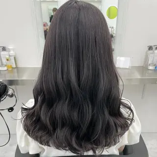 カラー セミロング 💖うる艶カラー💖 モデル募集💖のヘアスタイル