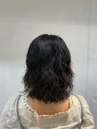 ミディアム パーマ ink Runaのヘアスタイル