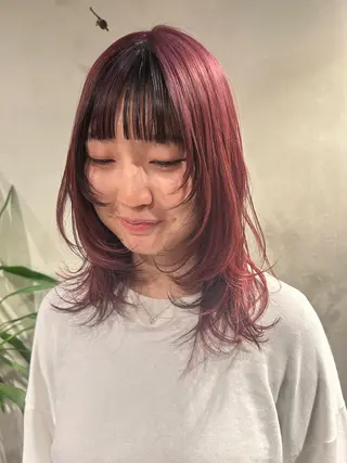ミディアム カラー Riches by ENVY 西宮北口【リシェス バイ エンヴィー】所属・カラーリスト IKUHOのヘアスタイル