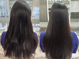 ロング 髪質改善×縮毛矯正 Core 片山健太のヘアスタイル