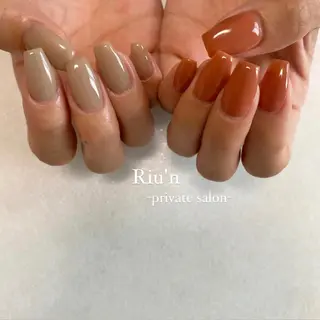 セミロング Riu*n -private-のネイルデザイン