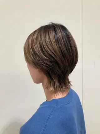 ショート むらたみずき /大宮ブリーチカラーのヘアスタイル