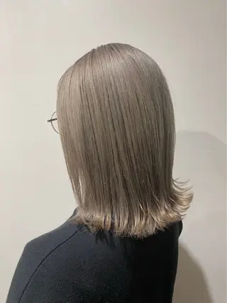 カラー 森田翔斗 顔周りレイヤーのヘアスタイル