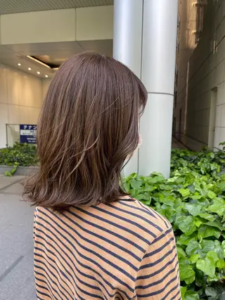 ミディアム 透明感カラー♡ Mahoのヘアスタイル