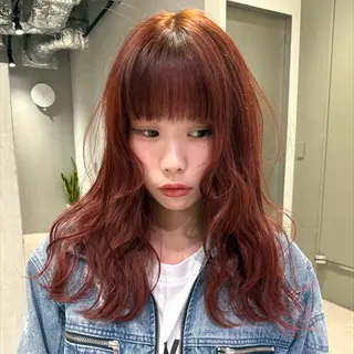 ロング MINX over所属・🍒暖色カラー•東京 小玉姫那🍒のヘアスタイル