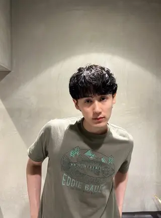 ショート パーマ 5:8所属・吉祥寺【髪質改善カラ ー/ブリーチ】藤井のヘアスタイル