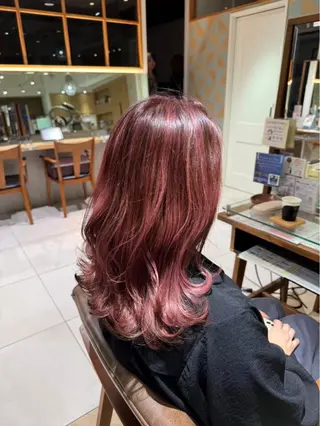 セミロング カラー 🤍FUKUMURA 🤍のヘアスタイル