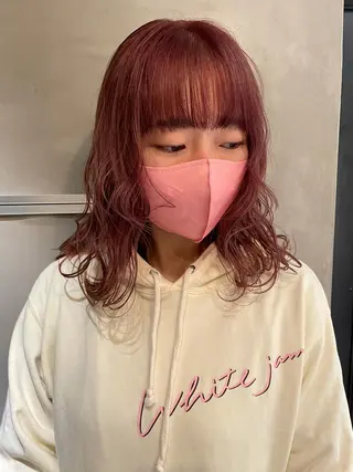 ミディアム カラー classic 新横浜所属・大人girly🛋️ 🤍yukakoのヘアスタイル