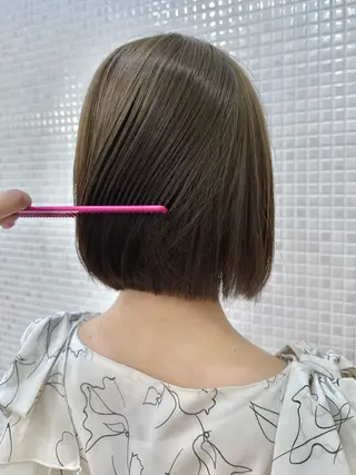 ミディアム 韓国ヘア 🎀miku🎀のヘアスタイル