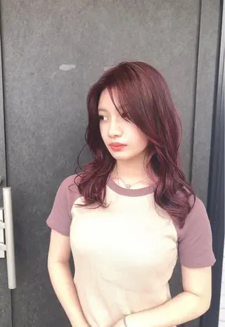 セミロング uti所属・菊池 幹のヘアスタイル