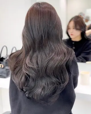 カラー 韓国風スタイル🪽 トレンドヘア🪽のヘアスタイル