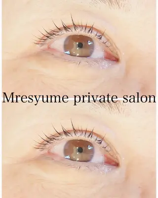 マツエク・マツパ Mresyume MAYUのマツエク・マツパデザイン