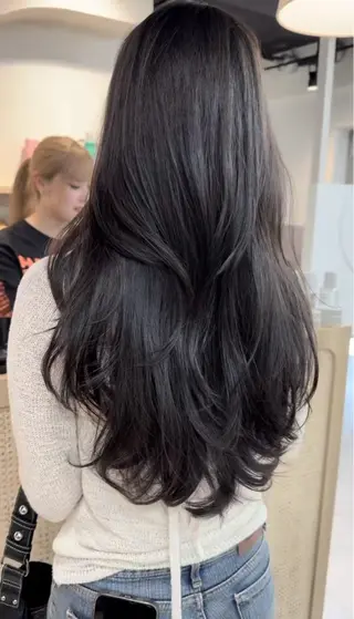 ロング カラー 透明うる艶カラー🫧 ココロのヘアスタイル