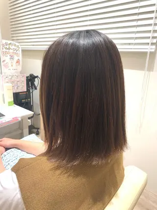 ミディアム 韓国風レイヤーカット 🇰🇷❕モカのヘアスタイル