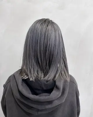 ミディアム カラー 浦谷 洸成のヘアスタイル