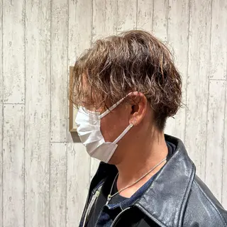 ショート パーマ メンズ ツイスパ/メンズ特化 🦋𝑺𝑶𝑵𝑬の眉毛・アイブロウイメージ