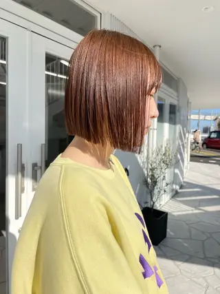 ショート カラー 錦 茉李 @lm.mari03のヘアスタイル