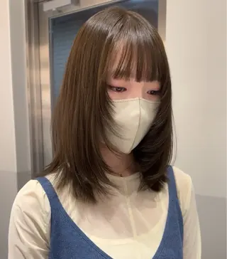 セミロング SALOWIN下北No.R店所属・୨୧柔らかいカラー nozomi ୨୧のヘアスタイル