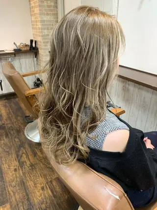 ロング カラー est hair Ameri 松戸西口店所属・est  店長 ✂︎高橋✂︎のヘアスタイル