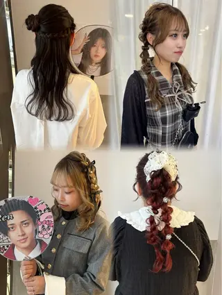 ヘアアレンジ 森 乃愛のヘアスタイル
